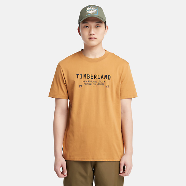 Carrier T-Shirt für Herren in Dunkelgelb-