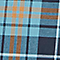 Camisa de cuadros escoceses en popelina elástica para hombre en burdeos 
