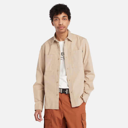 Windham Cotton Shirt for Men in Beige | Timberland