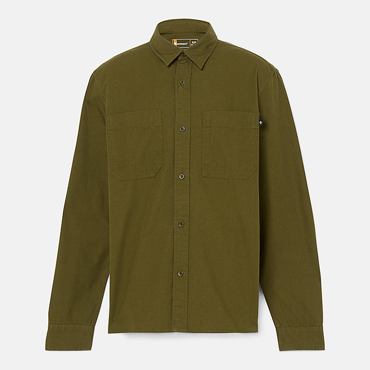 Camisa de algodón Windham para hombre en verde