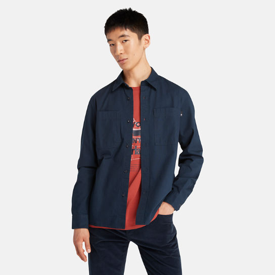 Windham Cotton Shirt for Men in Navy | Timberland