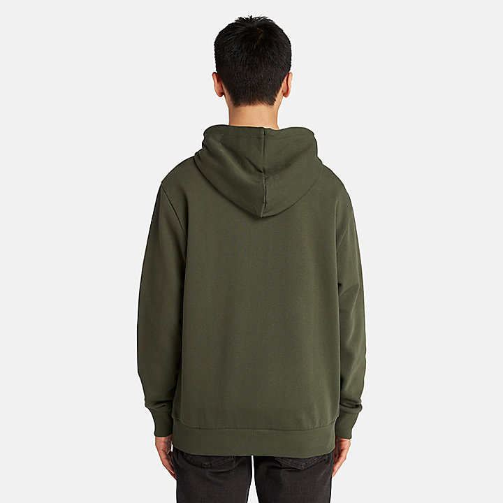 Buffalo Plaid Hoody Sweatshirt for Men in Dark Green | Timberland