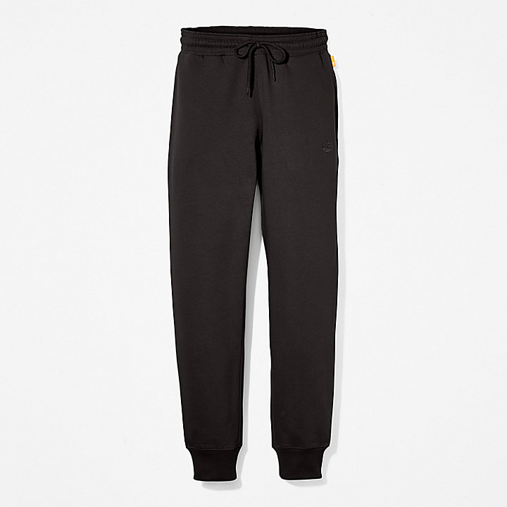 Brushed-back Joggers for Women in Black