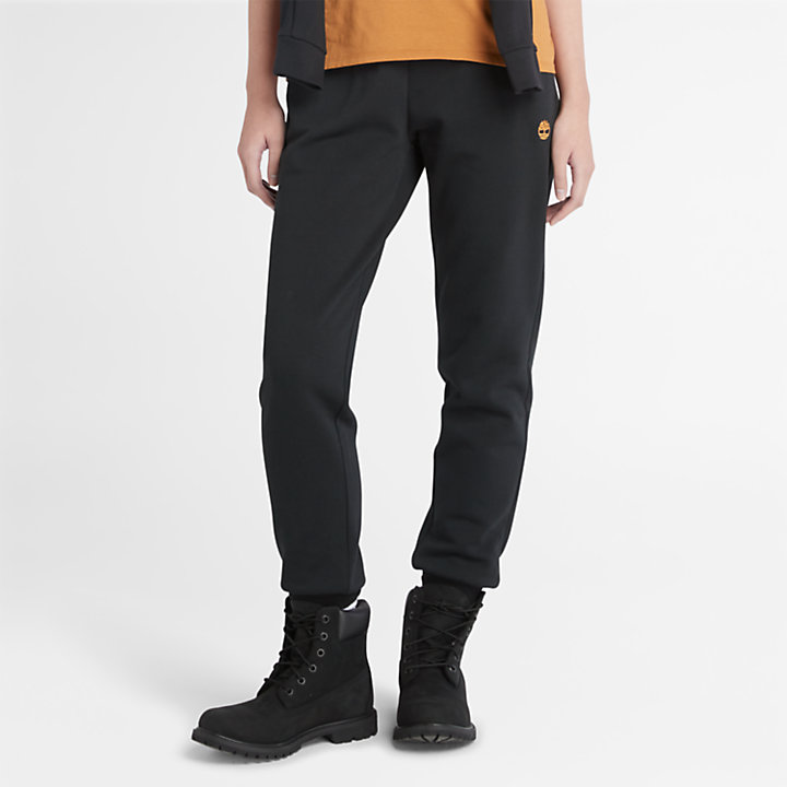 Pantaloni della Tuta con Logo ad Albero Ricamato da Donna in colore nero-