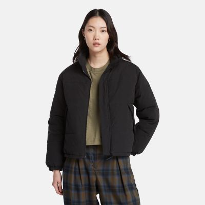 Timberland Mountain Welsh Puffer Jacket For Women In Black Black
