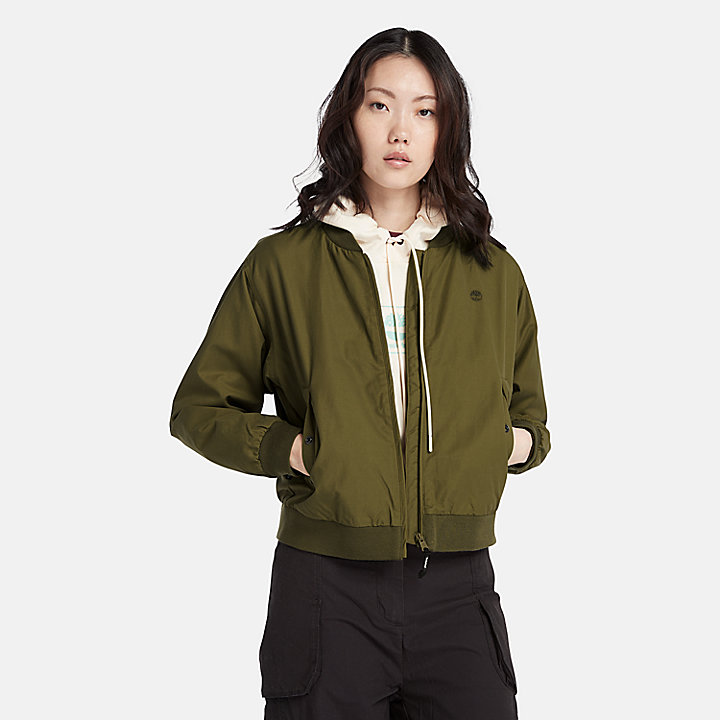 Bomber Jacket for Women in Green