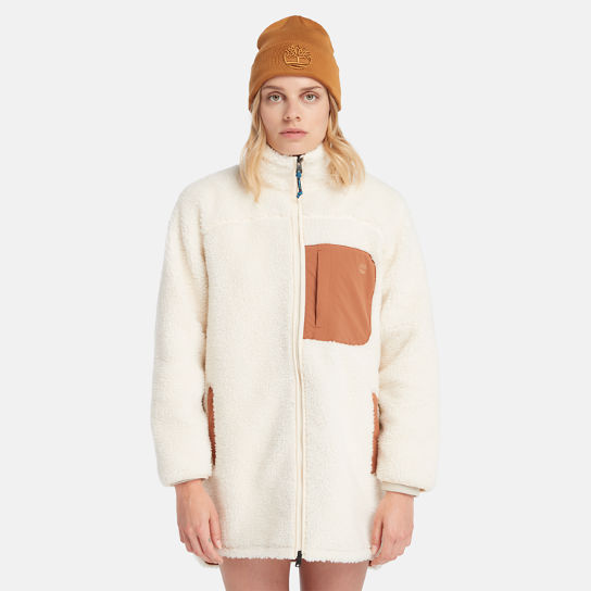 Long Fleece Jacket for Women in Beige | Timberland
