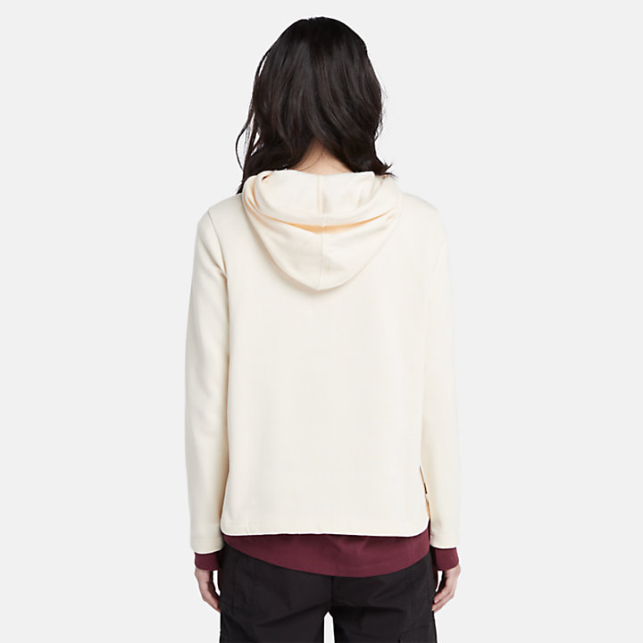 Small Stack Logo Hoodie for Women in White | Timberland