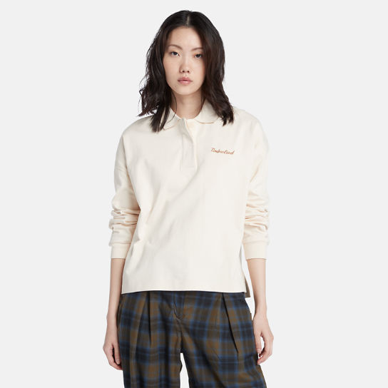 Polo sweat-shirt pour femme en blanc | Timberland