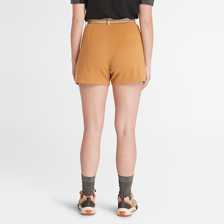 Timberland® x Icebreaker® Merino Terry Chino Shorts for Women in Yellow-