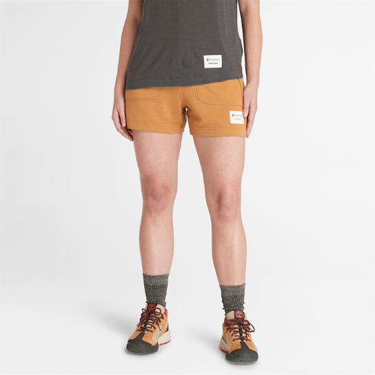 Timberland® x Icebreaker® Merino Terry Chino Shorts for Women in Yellow | Timberland