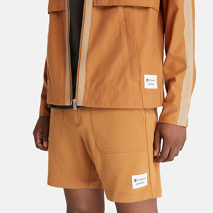 Timberland® x Icebreaker® Merino Cotton Jacket for Men in Orange
