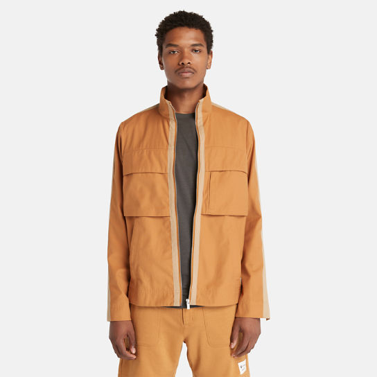 Timberland® x Icebreaker® Merino Cotton Jacket for Men in Orange | Timberland