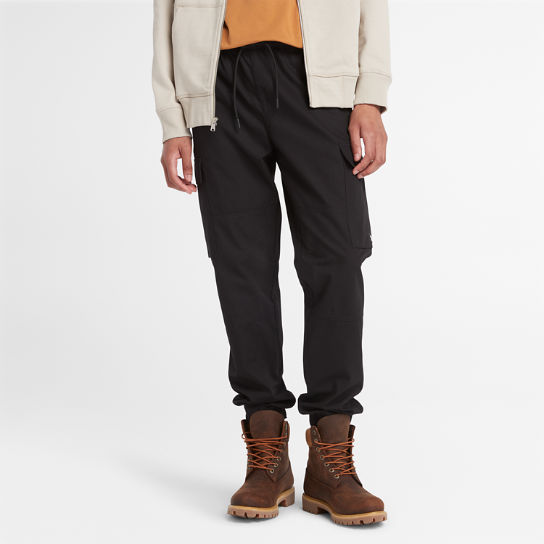 Pantalon de survêtement cargo utilitaire pour homme en noir | Timberland