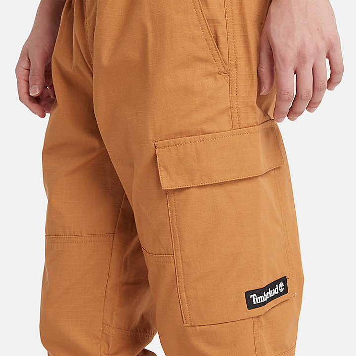 Pantalon de survêtement cargo utilitaire pour homme en orange