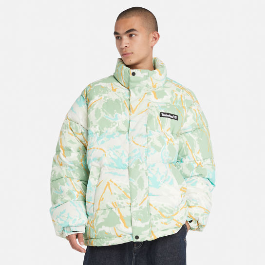 Ski School Printed Puffer Jacket for Men in Multicoloured | Timberland