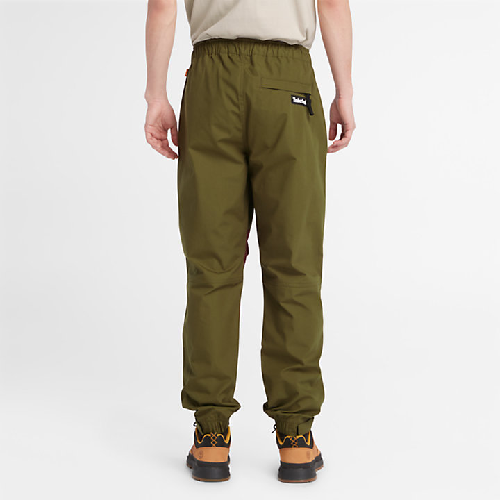 Pantalones de chándal impermeables para hombre en verde-