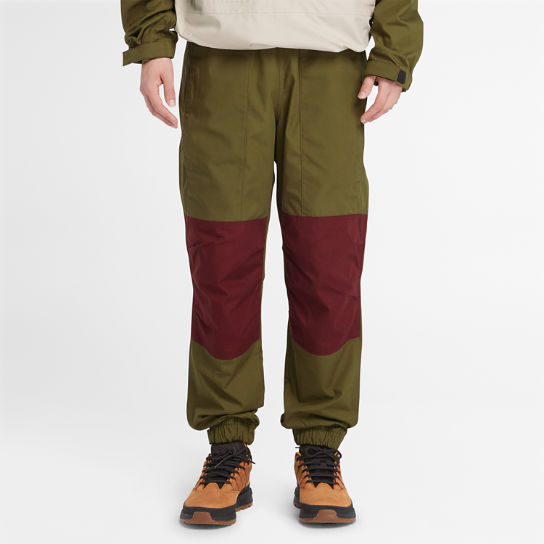 Pantalon de survêtement déperlant pour homme en vert | Timberland