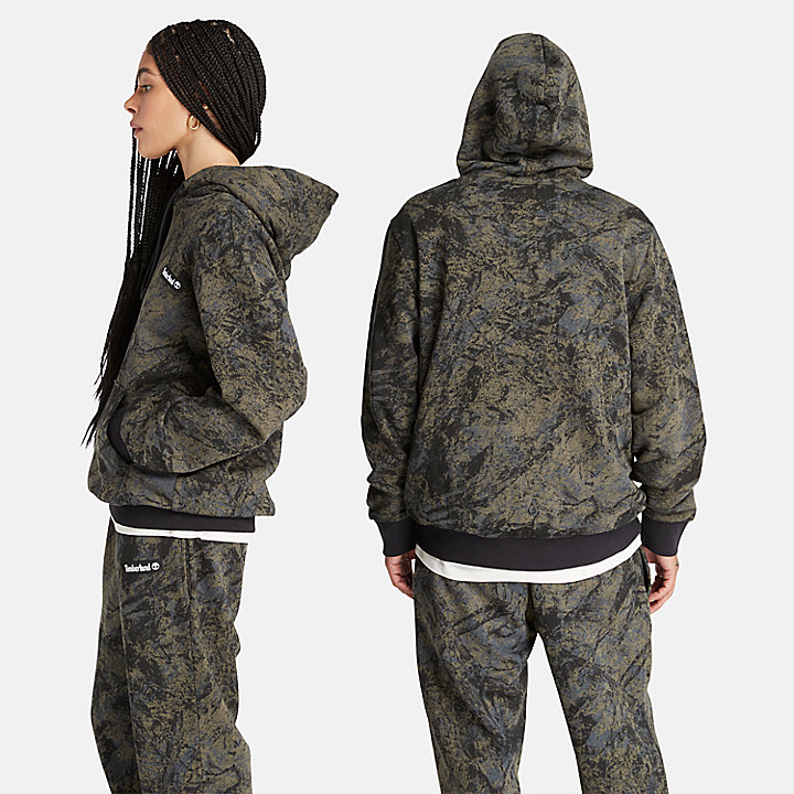All Gender All-Over Printed Hoodie in Camo