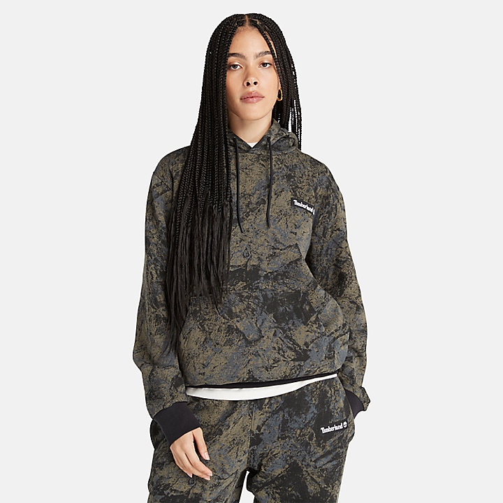 All Gender All-Over Printed Hoodie in Camo