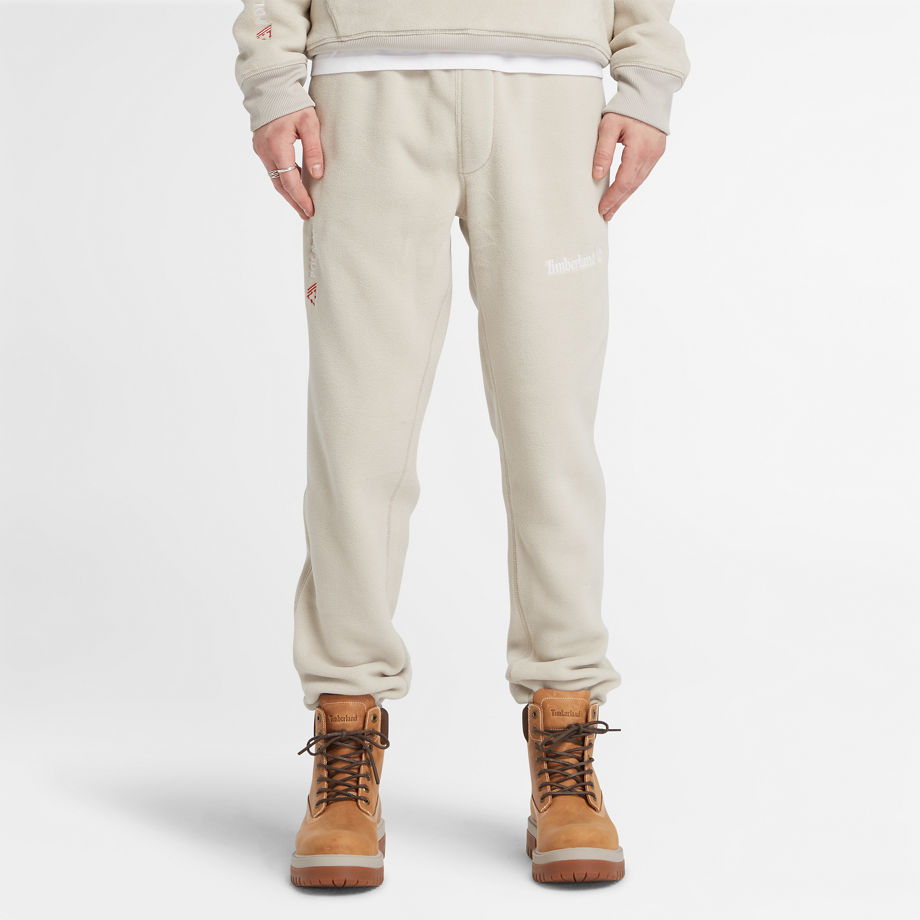 Timberland Polartec Fleece Trousers For Men In Grey Grey, Size XXL