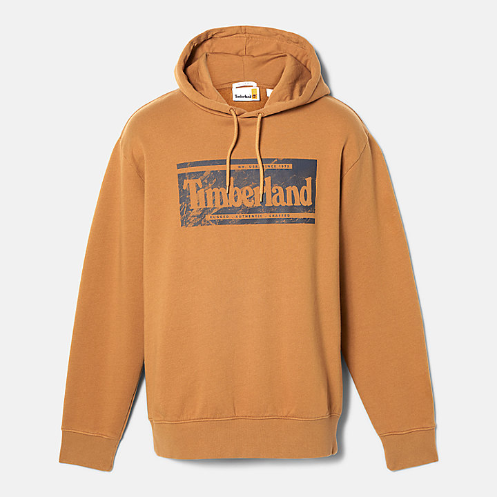 Hoodie Sweatshirt for Men in Orange