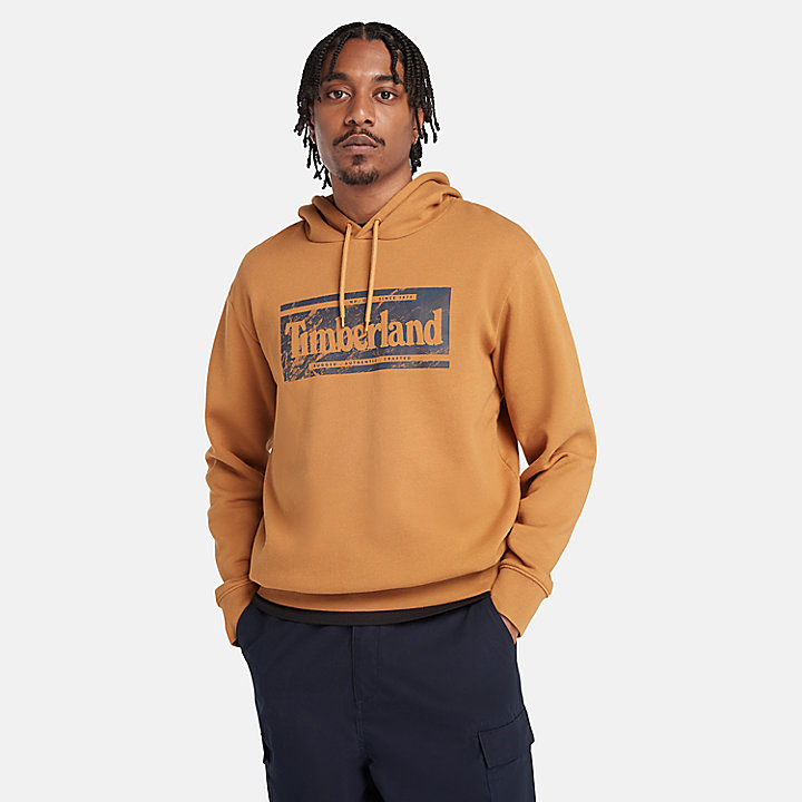 Hoodie Sweatshirt for Men in Orange