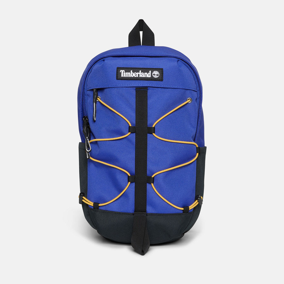 Timberland All Gender Outdoor Archive Mini Bungee Backpack In Blue Blue Unisex, Size ONE