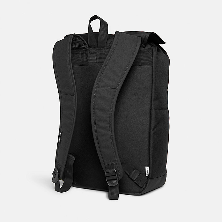 Heritage Top-flap Backpack in Black