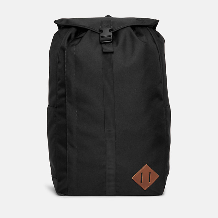Heritage Top-flap Backpack in Black-