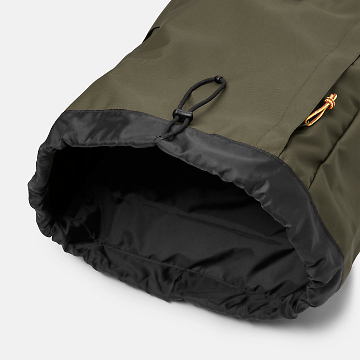 Heritage Top-flap Backpack in Green-