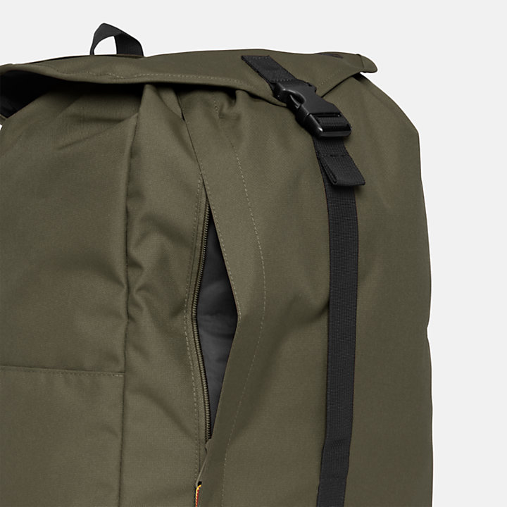 Heritage Top-flap Backpack in Green-
