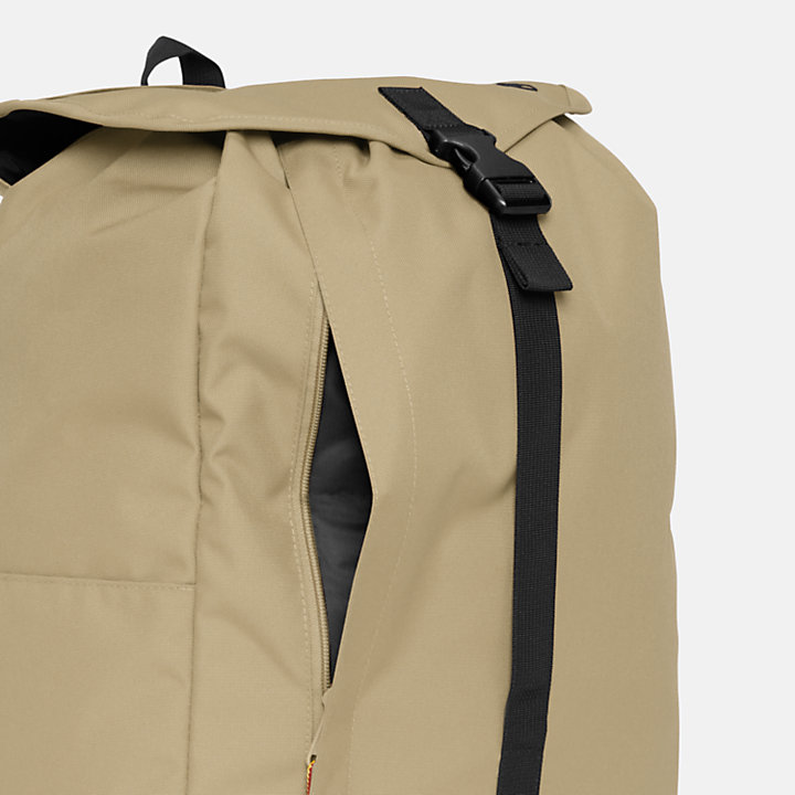 Heritage Top-flap Backpack in Beige-