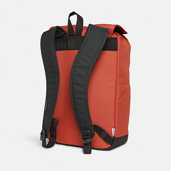 All Gender Heritage Flap Backpack in Red