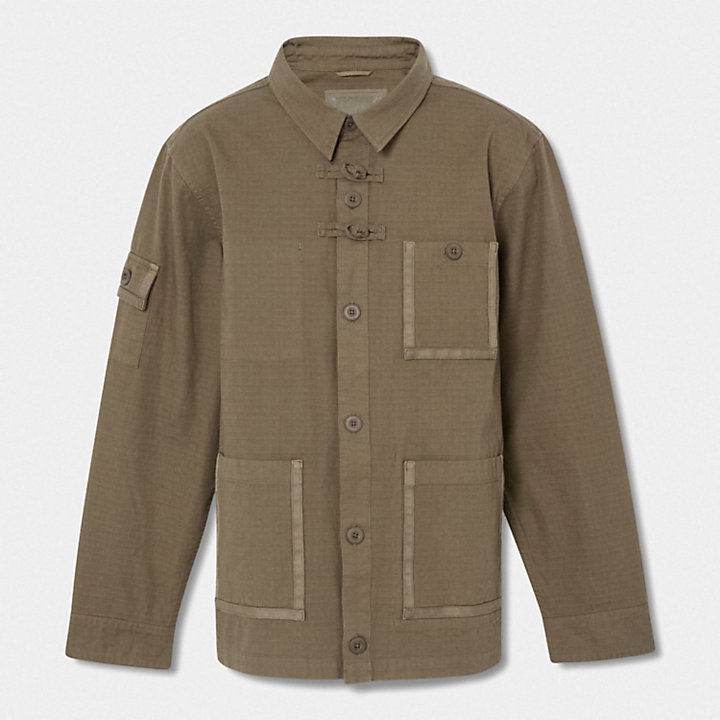 Overshirt Timberland® x Edison Chen Future73 All Gender in verde scuro-