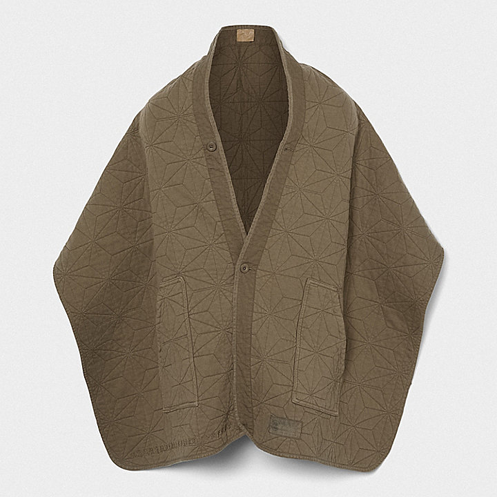 Uniseks Timberland® x CLOT Future73-Doorgestikte Omslagdoek in donkergroen