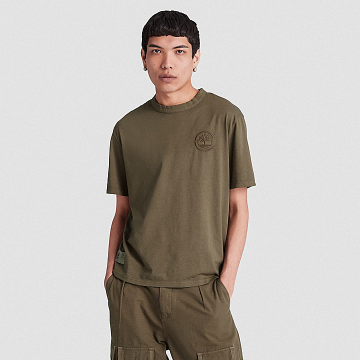 T-shirt Timberland® x CLOT Future73 SS All Gender in verde scuro