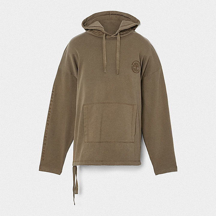 Uniseks Timberland® x CLOT Future73-Pullover Hoodie in donkergroen