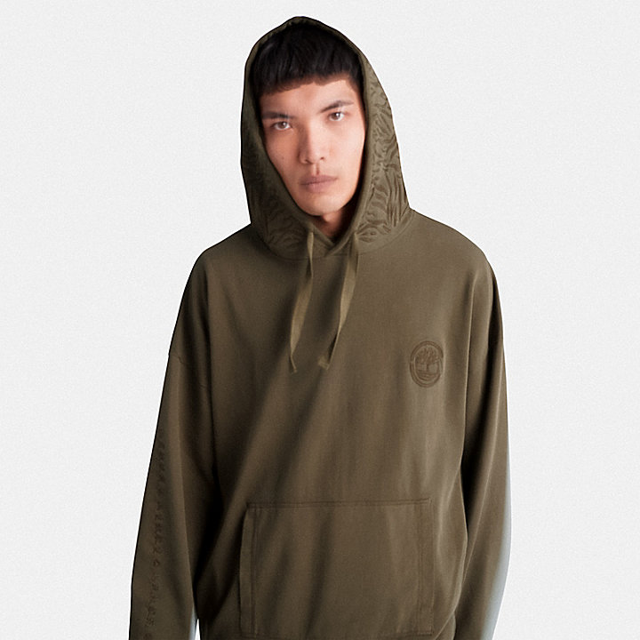 All Gender Timberland® x CLOT Future73 Pullover Hoodie in Dark Green