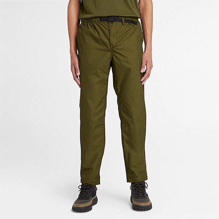 Comfort Stretch Trousers for Men in Green