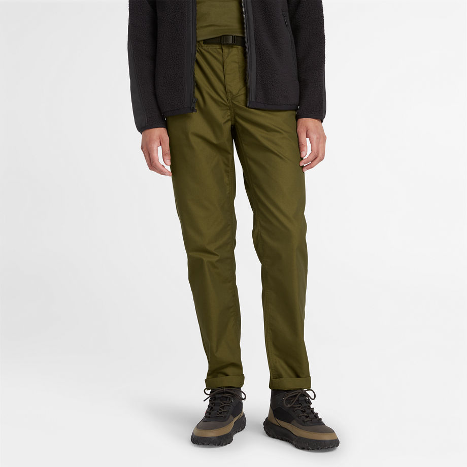 Timberland Comfort Stretch Trousers For Men In Green Green