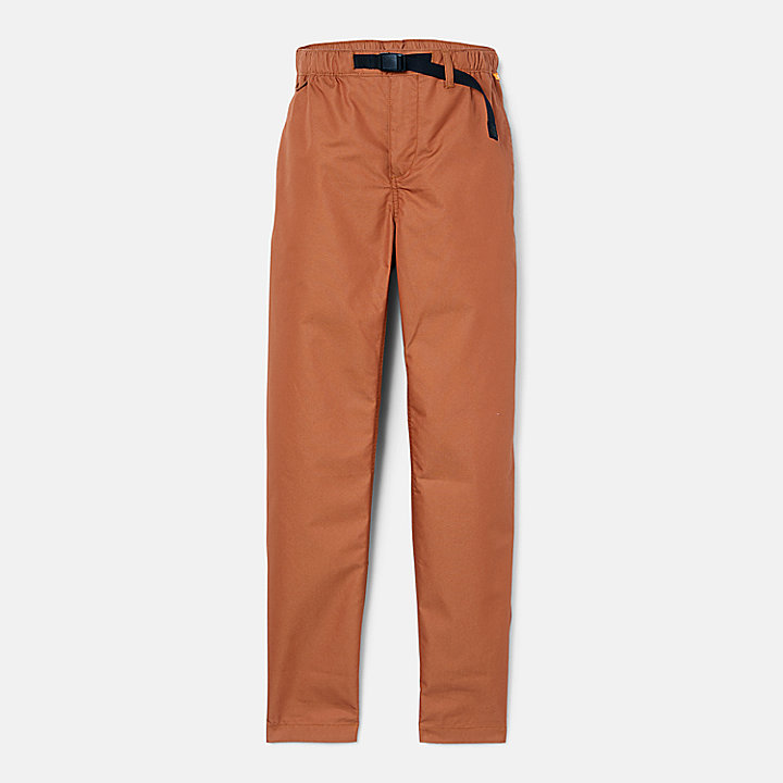 Comfort Stretch Trousers for Men in Brown