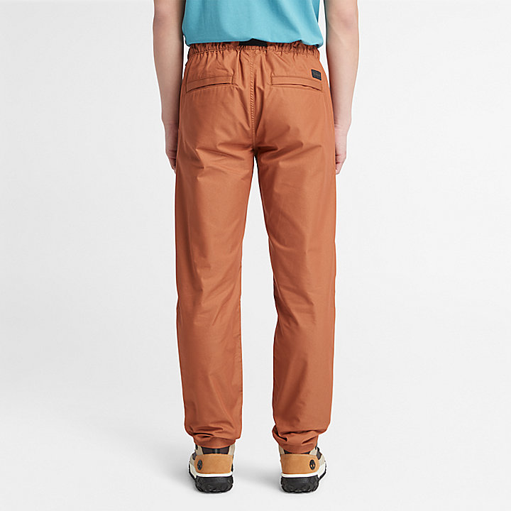 Comfort Stretch Trousers for Men in Brown