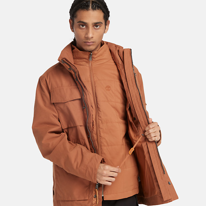 Abington 3-in-1 Field Jacket for Men in Brown-