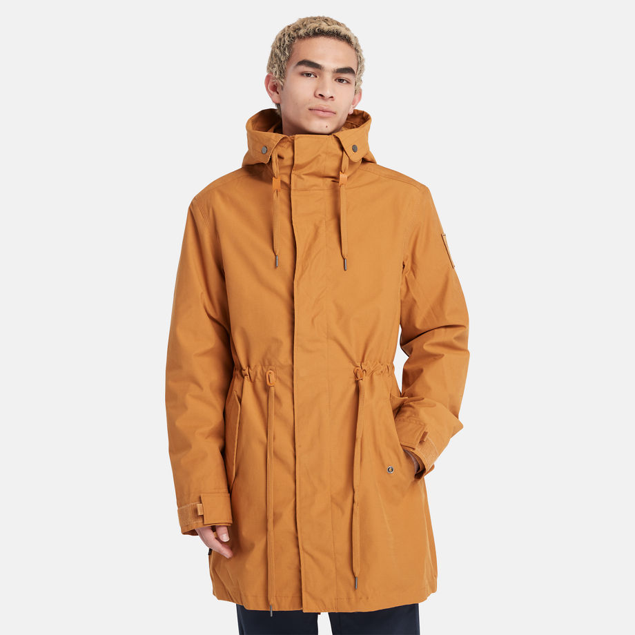 Timberland Snowdown Peak Water-resistant 3-in-1 Fishtail Parka For Men In Yellow Yellow, Size S