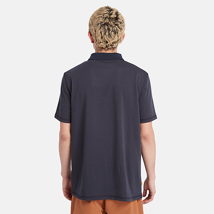 Wicking Polo Shirt for Men in Navy