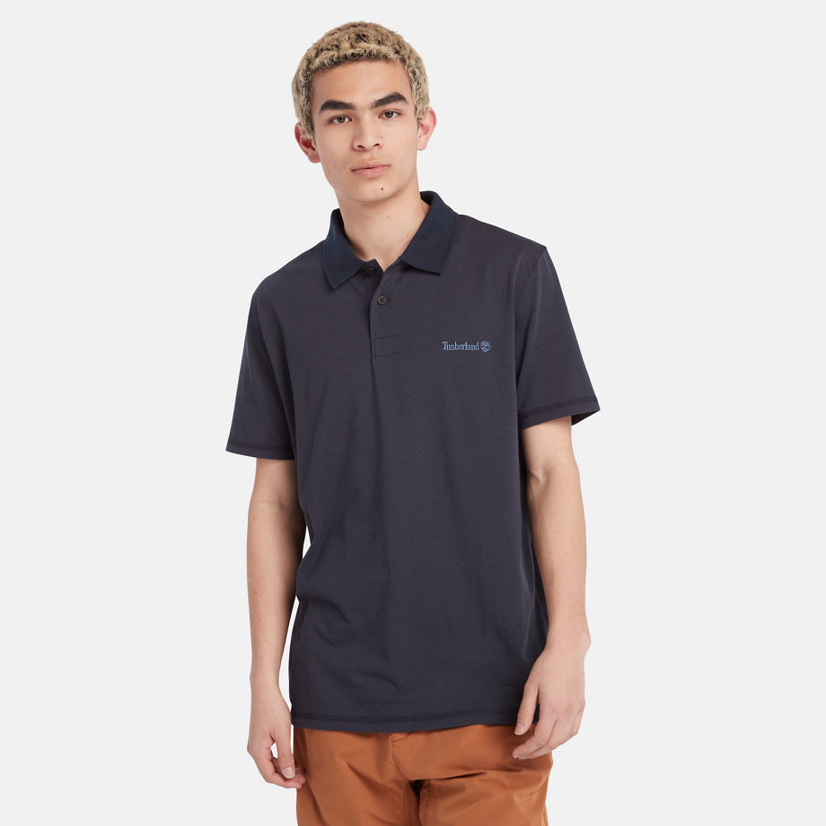 Timberland Wicking Polo Shirt For Men In Navy Navy, Size S