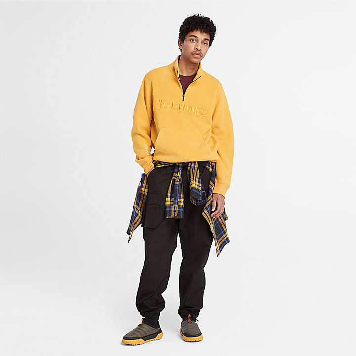 Polartec® 200 Series Half-zip Fleece for Men in Yellow