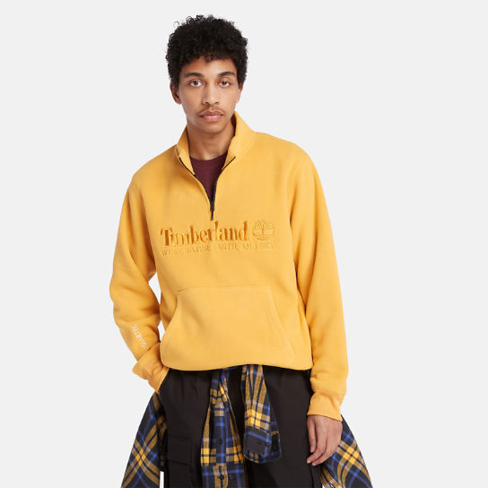 Polartec® 200 Series Half-zip Fleece for Men in Yellow | Timberland