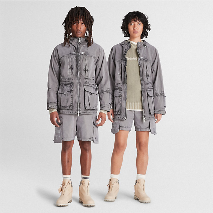 Unisex Timberland® x A-COLD-WALL* Future73 Hunting Parka in Dunkelgrau-